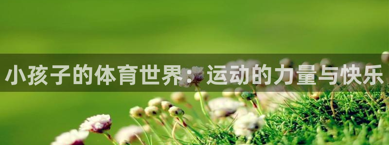 3377体育中国官方网站入口：小孩子的体育世界：运动的力量与快乐